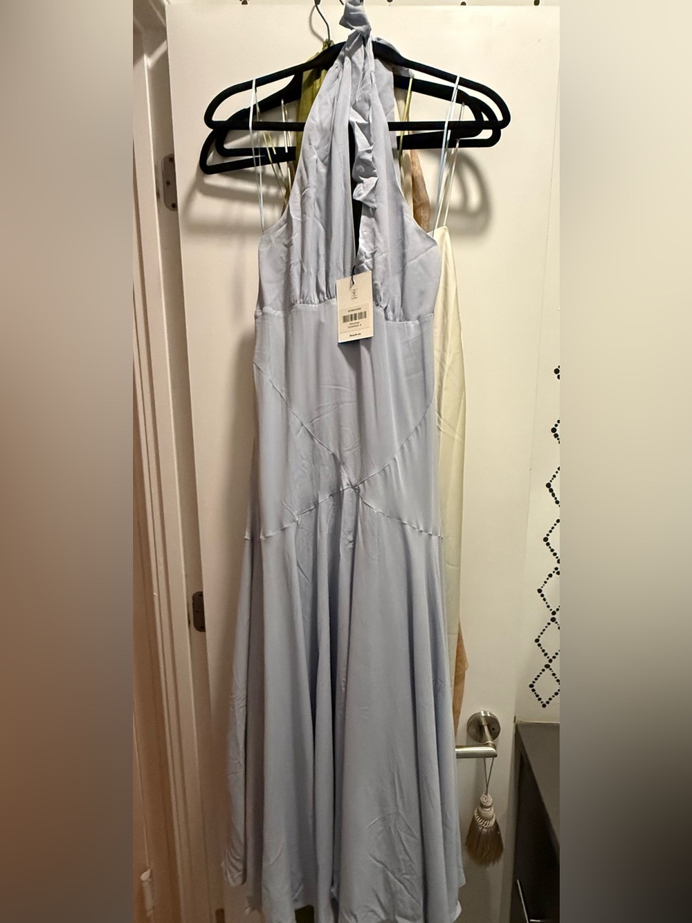 NWT Reformation Briony Dress Light Blue - Picture 6 of 6